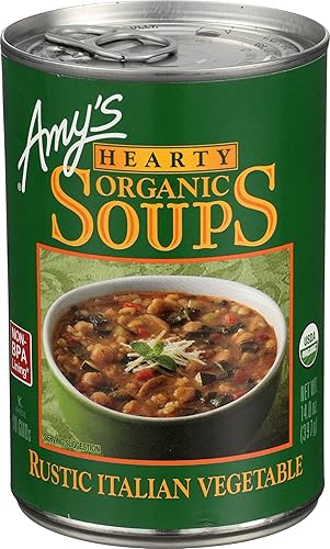 Amys - Organic Soup - Vegetarian Hearty Italian - Case Of 12 - 14 Oz(D0102H5Kh56)