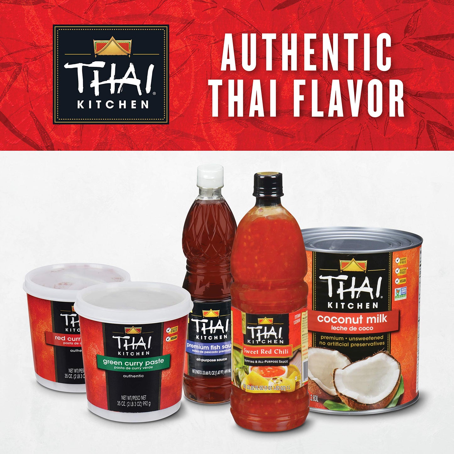 Thai Kitchen Premium Fish Sauce, 23.66 fl oz - One 23.66 Fluid Ounce Bottle of Fish Sauce Crafted for Dressings and Marinades fo