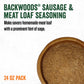 LEM Products Backwoods Sausage and Meatloaf Seasoning, Ideal for Wild Game and Domestic Meat, Seasons Up to 96 Pounds of Meat, 2