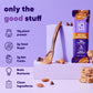 IQBAR Plant Protein Bars - Almond Butter Chip - 36 Count - Low Carb, Gluten Free, High Fiber, Vegan Snacks