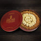 Zalatimo Sweets Shortbread Cookies, All-Natural, Round Gift Tin, 1.65 lbs, 100% No Preservatives, Slightly Sweet, 29.21 x