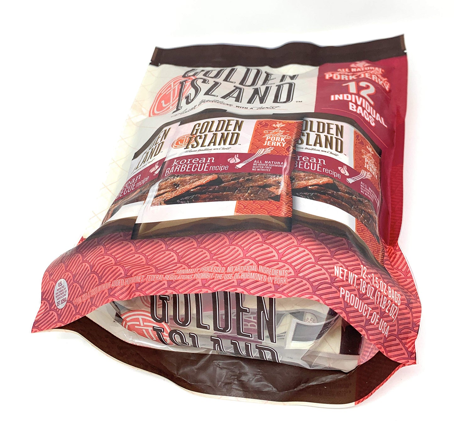 Golden Island Korean Bbq Pork 1.5 Oz - 12 Pack