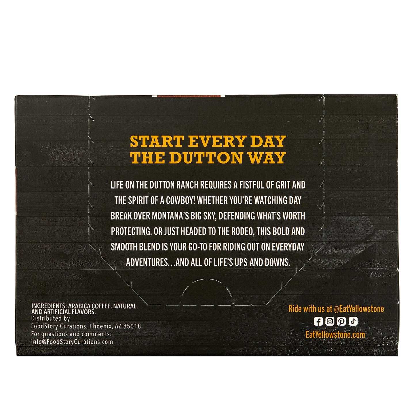 Y Yellowstone Yellowstone Maple spirit-inspired flavor Medium Roast Coffee Pods, 100% Arabica, 72 Count