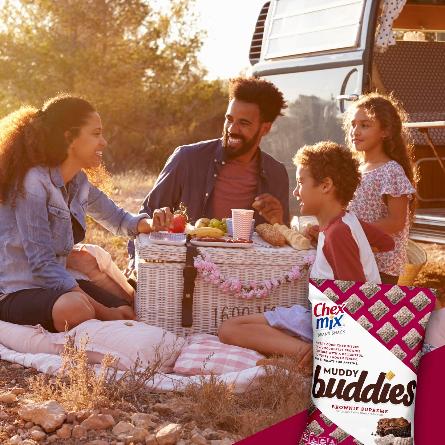 Chex Mix Muddy Buddies Brownie Supreme, 4.5 Oz, (Pack of 7) - Delicious Snack Mix