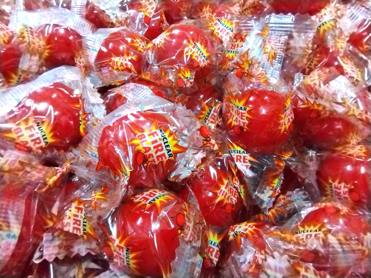 Nuclear Fire Blast Balls - 2 lbs of Hot Spicy Fire Fresh Individually Wrapped Cinnamon Hard Candy