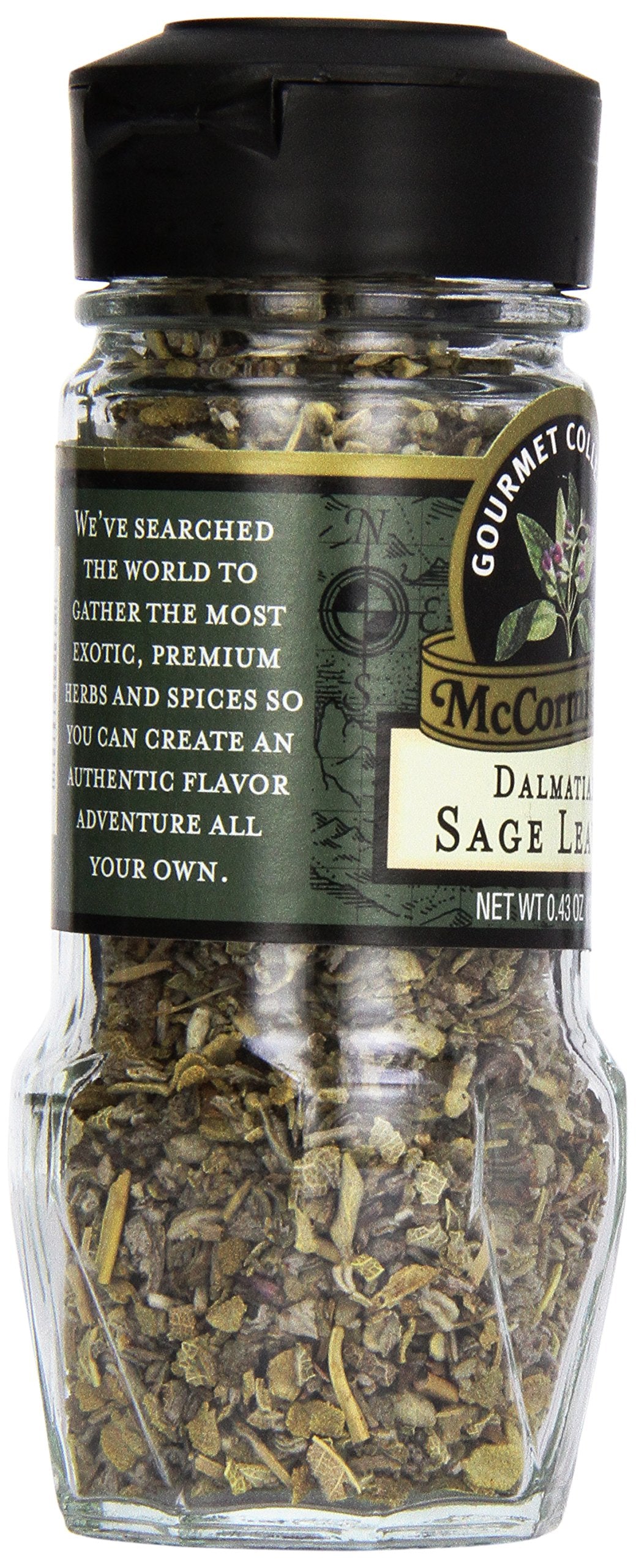 McCormick Gourmet Organic Sage Leaves, 0.43 oz (Pack of 2)