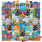 Foxy Fane 66-Count Holiday Gift Box - 66 Healthy Snacks & Treats - Perfect Variety Pack for Easter - Great for Family, Friends &