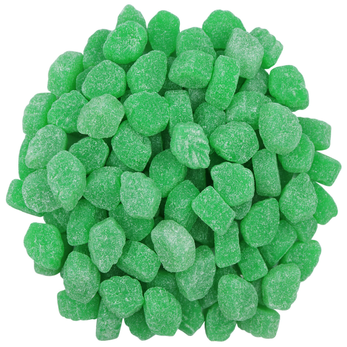 Smarty Stop Green Jelly Spearmint Leaves Slices Candy (2 LB)
