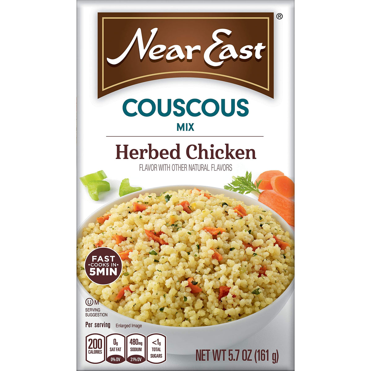 Near East Couscous Mix, Herbed Chicken, 5.7Oz Box