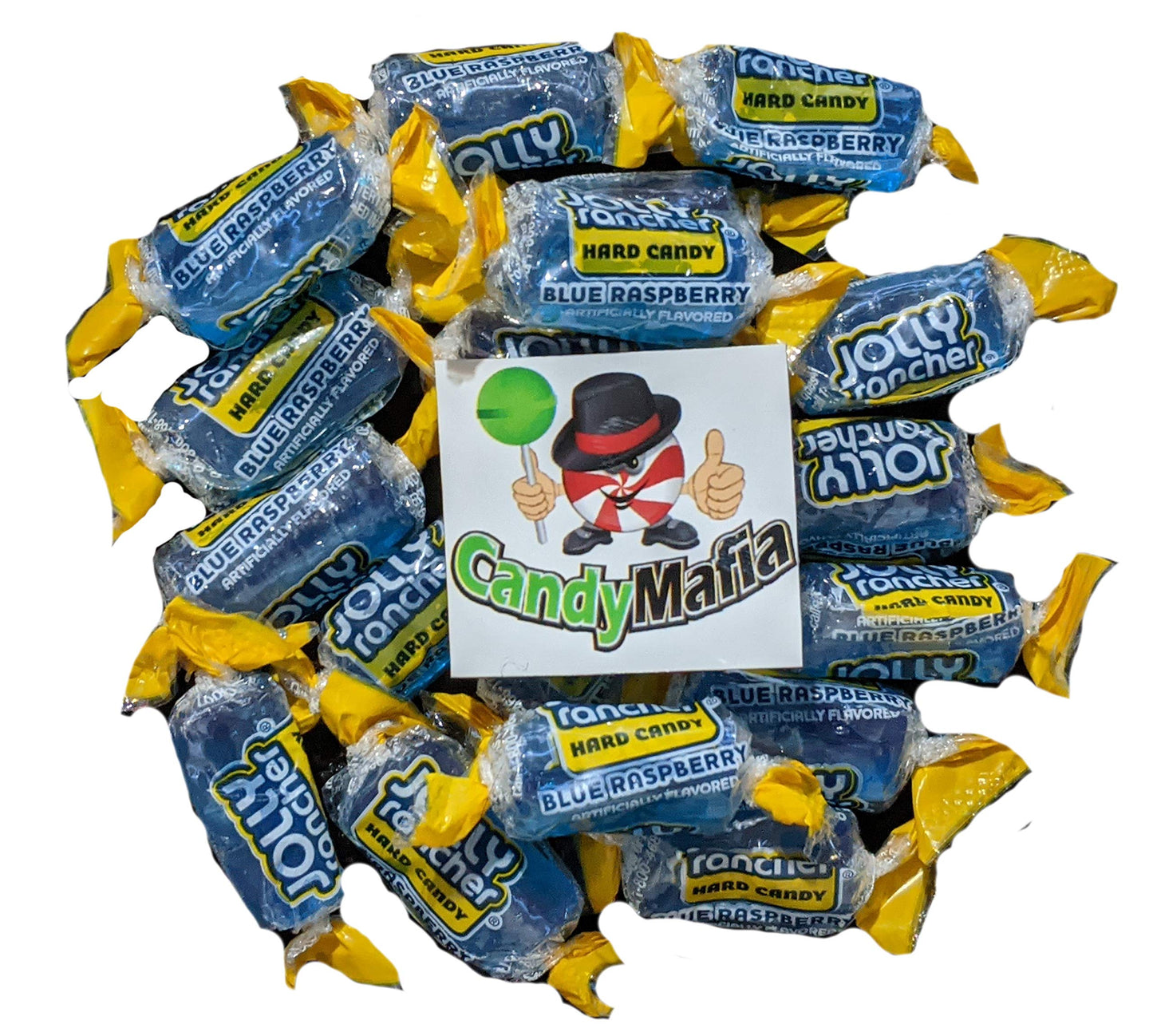 Candymafia Bundle - Jolly Ranchers Hard Candy 1.2 Pound Bag + Magnet (Blue Raspberry)
