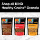 Kind Healthy Grains Granola, Healthy Snack, Peanut Butter Granola Clusters, 10G Protein, Snack Mix 11 Oz (3 Pack)
