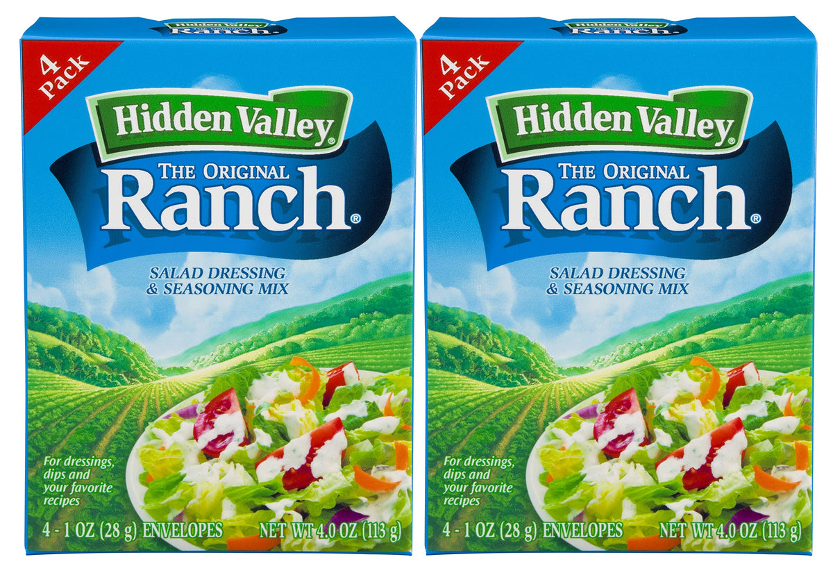 Hidden Valley Original Ranch Seasoning And Salad Dressing Mix, Eight 1 Ounce Packets (8 Packets Total)