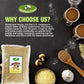 Mushroom House Dried Porcini Mushroom Powder, 1 lb - Wild-Harvested, Aromatic, Rich Umami Flavor - Ideal for Rubs, Sauces, Gravi