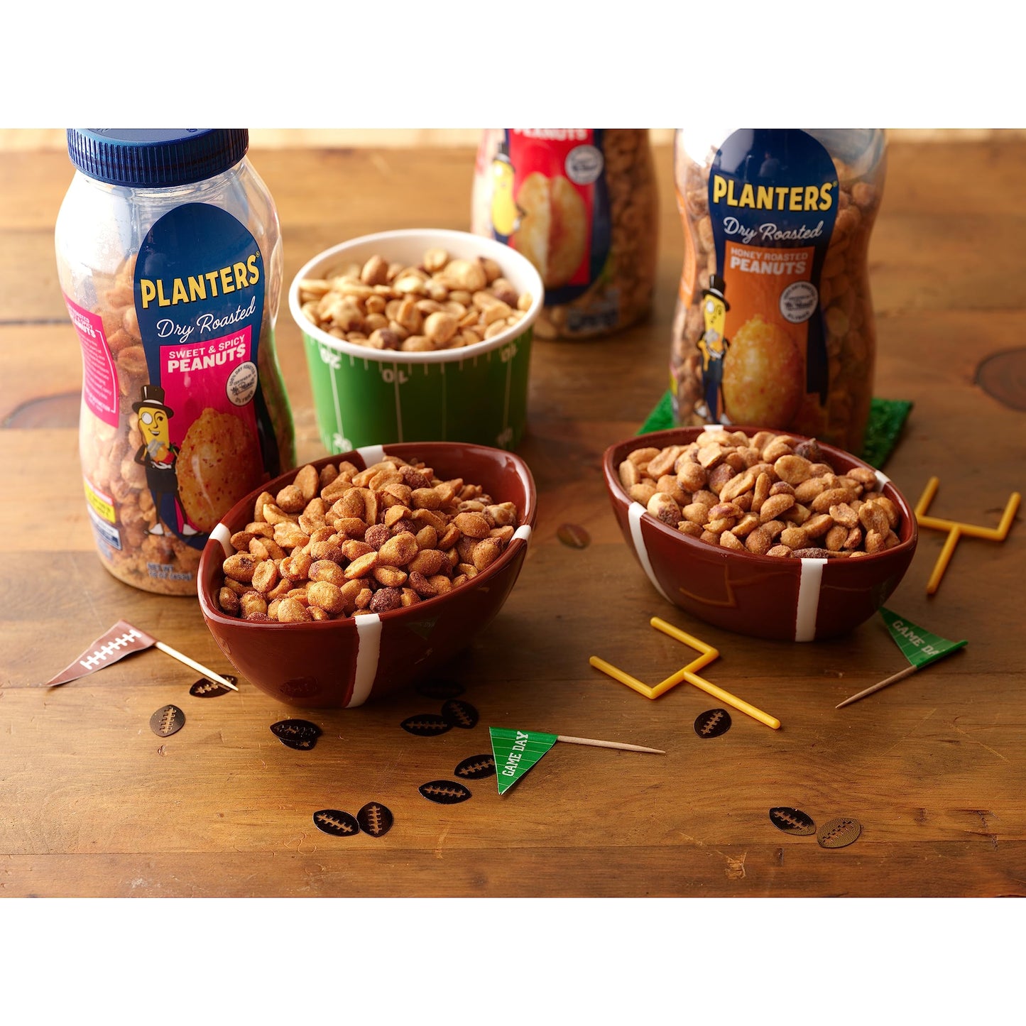 Planters Sweet and Spicy Dry Roasted Peanuts, 16 oz (6-Pack)