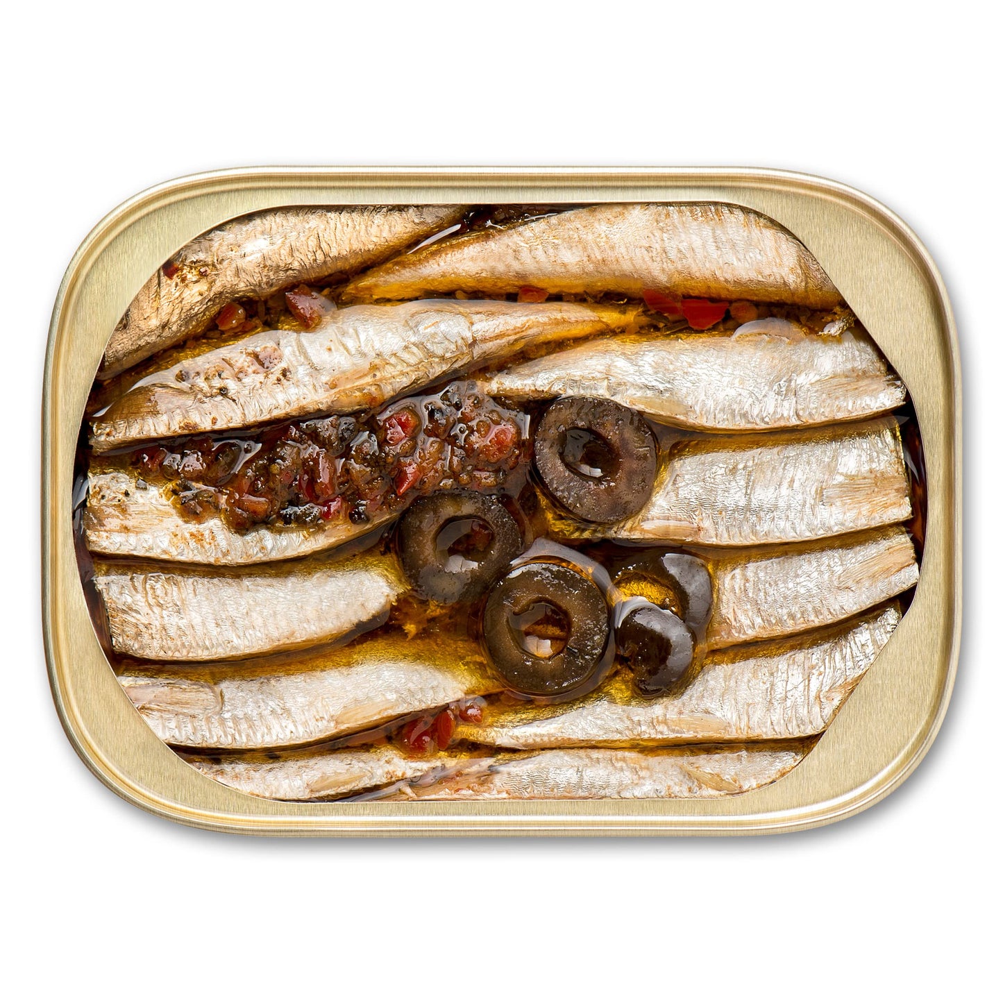King Oscar Brisling Sardines in Extra Virgin Olive Oil, 3.75 oz Cans, Mediterranean Style, Pack of 12