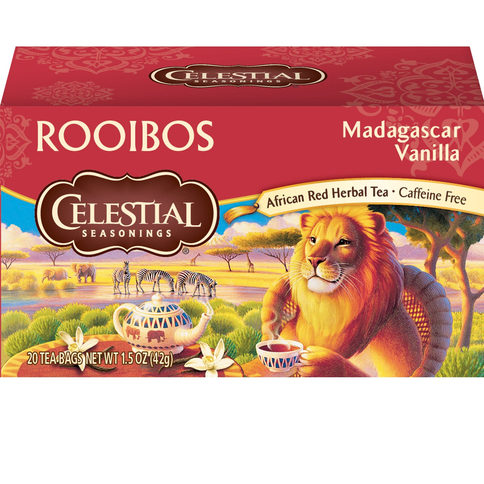 Celestial Seasonings Rooibos Tea  Vanilla  20 Count