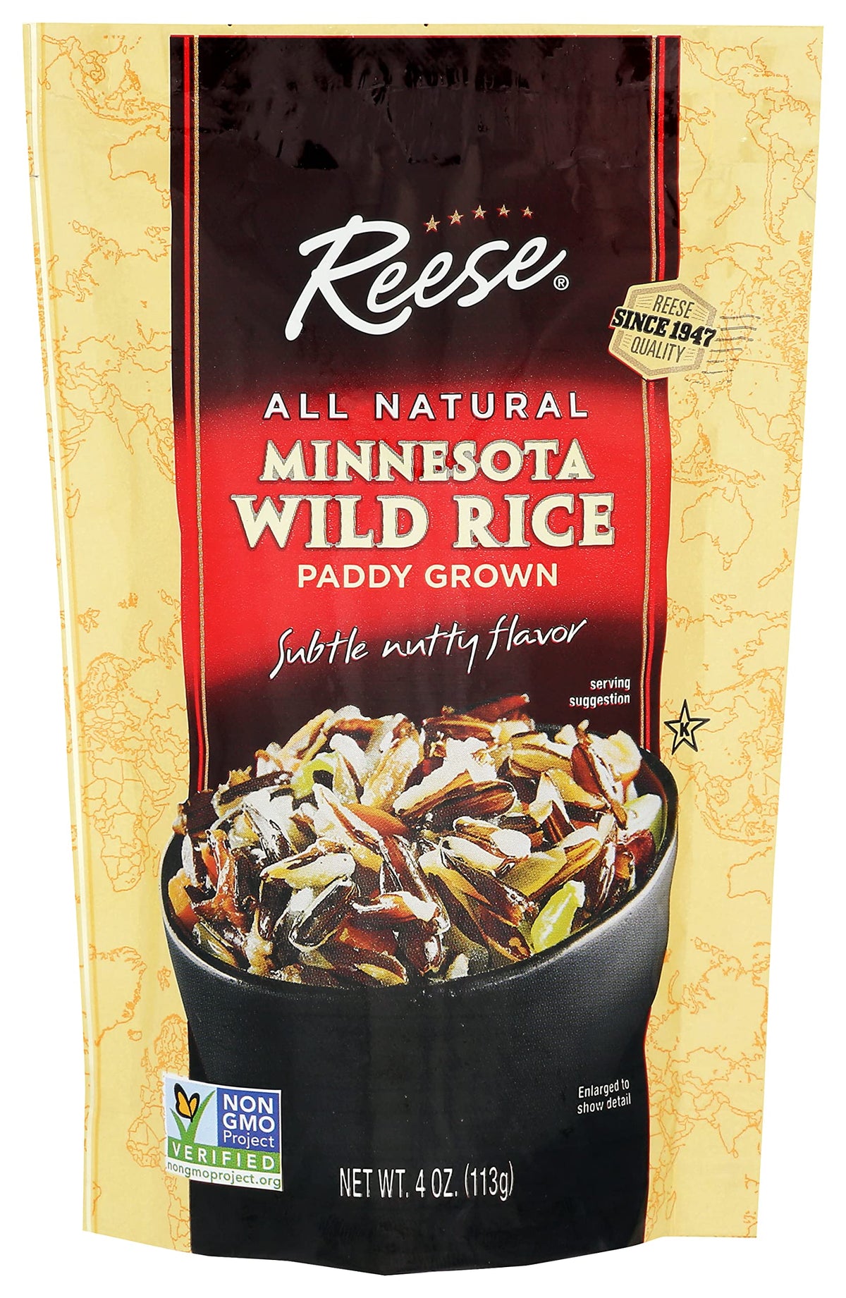 Reese Minnesota Wild Rice, 4 Ounces (Pack of 12)