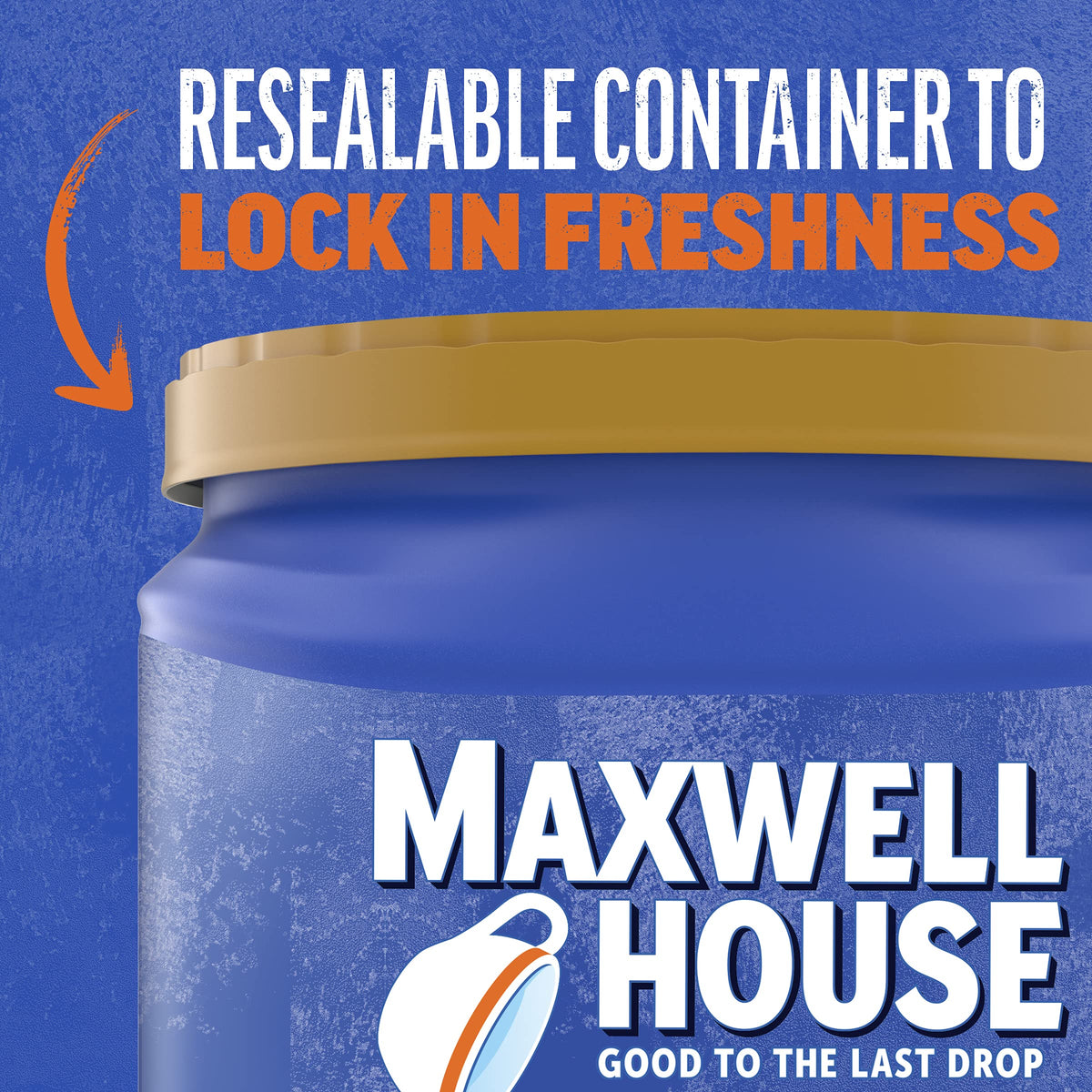 MAXWELL HOUSE Ground Coffee, Medium Roast, 30.6 oz Canisters (Pack of 2)