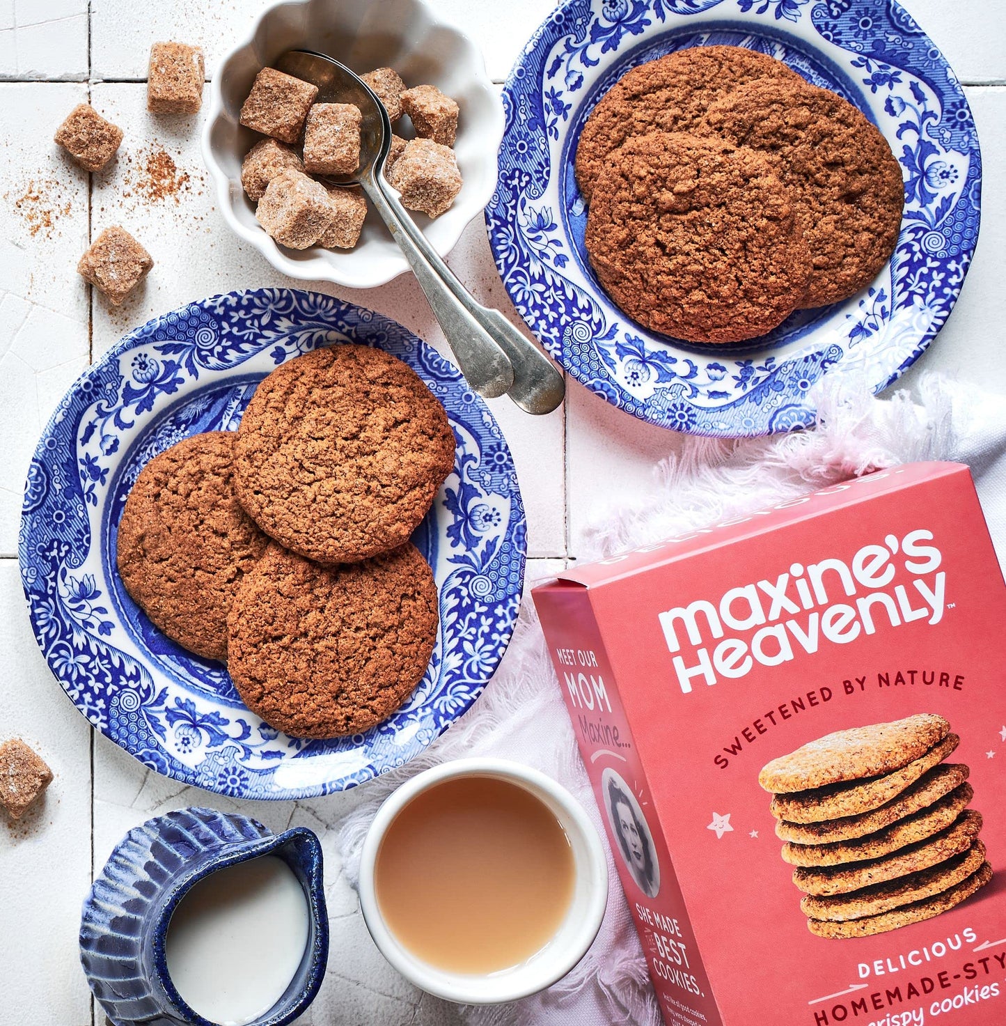 Maxines Heavenly Crispy Cinnamon Cookies - Low Carb, Vegan, Gluten Free - 2 Pack (24 Cookies) - 6.3 Ounce