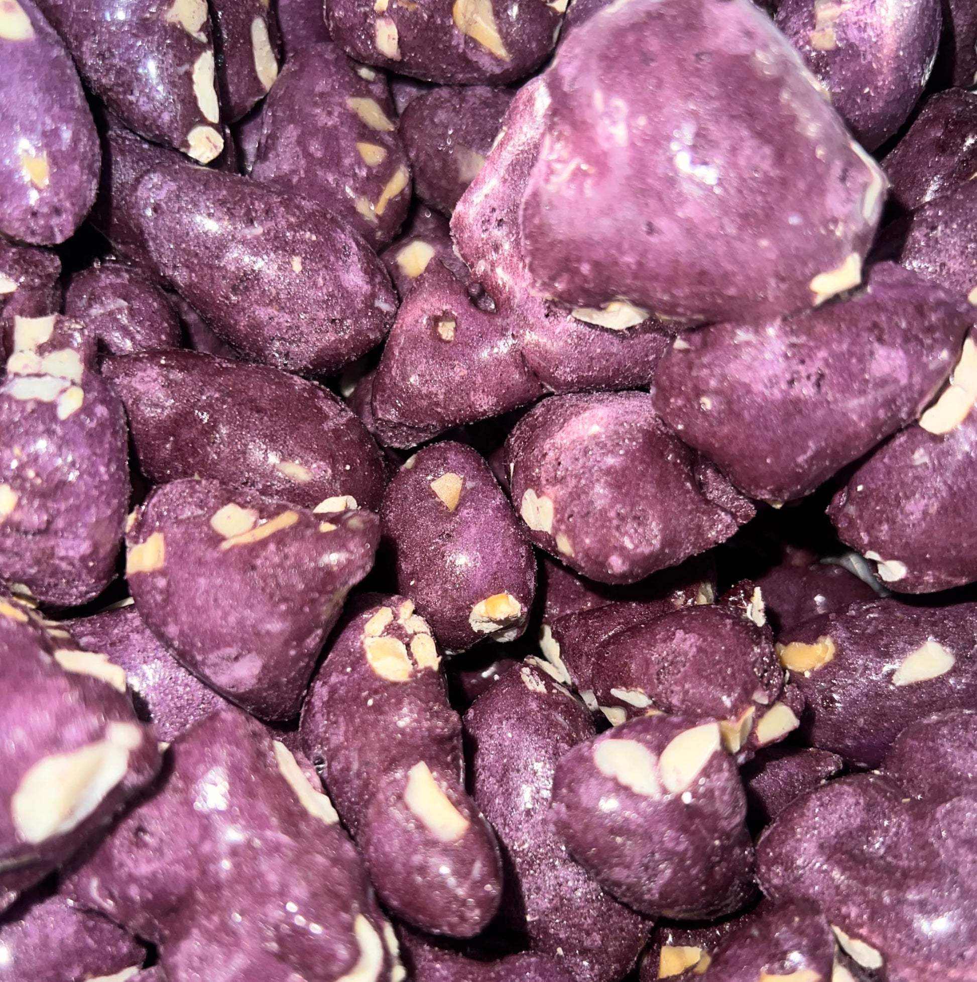 Generic Freeze Dried Ube Brittle - Gourmet Snack with Coconut & Macadamia Nuts, 4oz Bag, Boldly Tropical Flavor