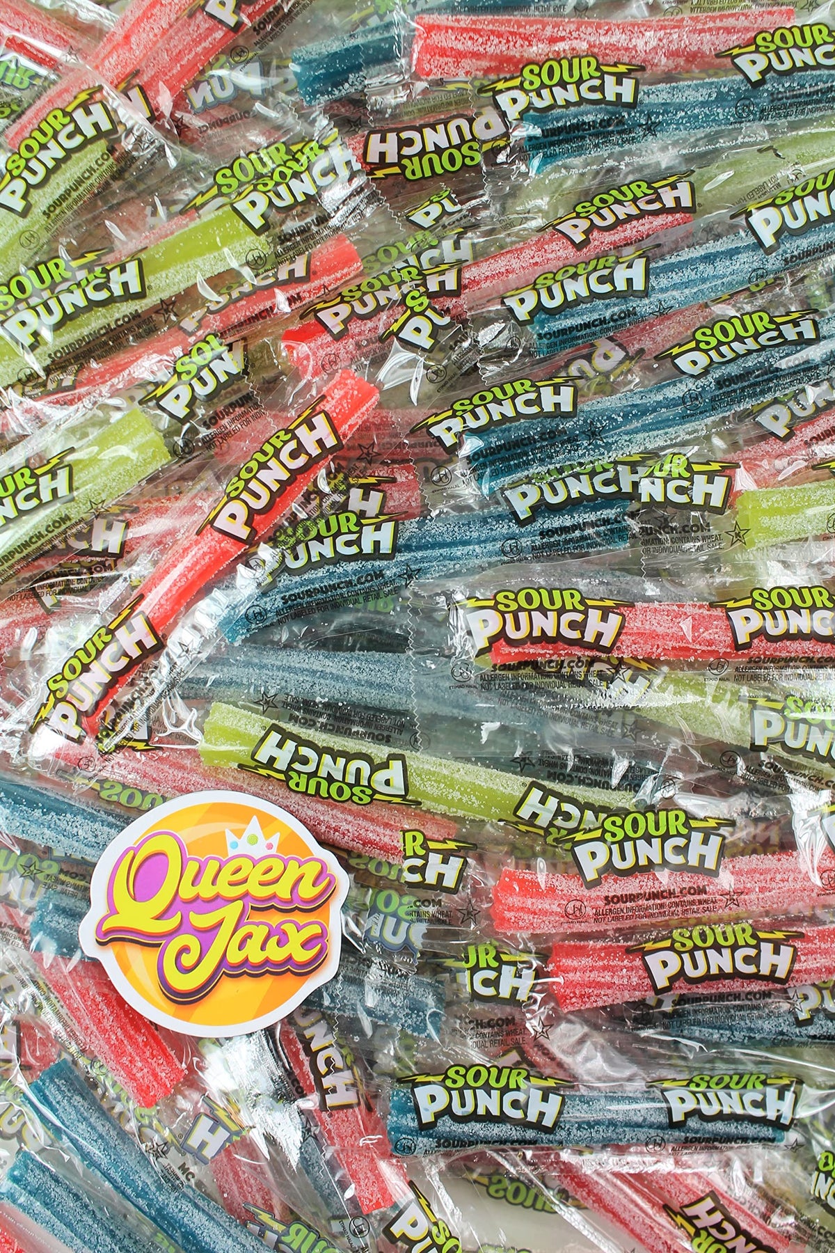 American Licorice Sour Punch Twists - Sour Candy Bulk - Sour Punch Twist - 1 Lb Bag - Sour Punch Twists Bulk Candy - 4 Flavors - Blue Raspberry, Cherry, Strawberry, Apple