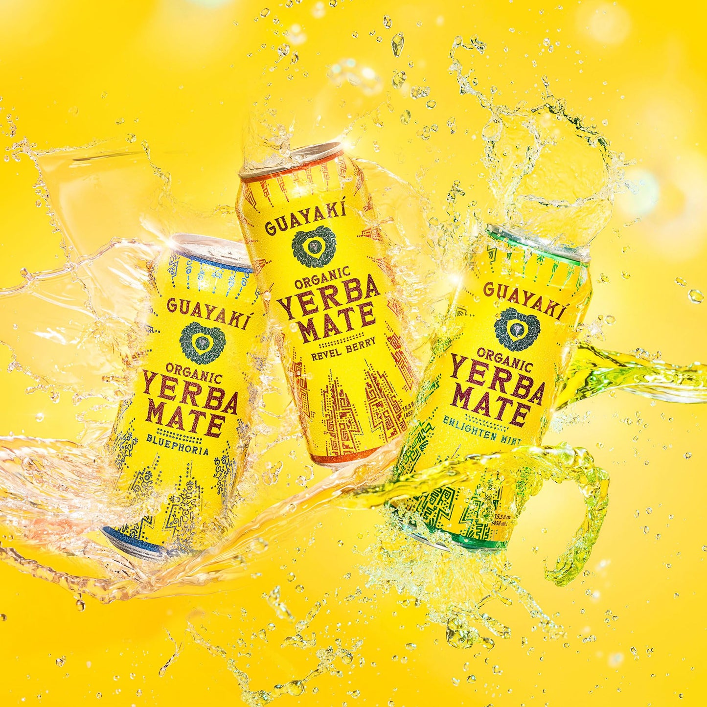 Guayaki Yerba Mate Energy Drink Alternative Variety Pack, 150mg Caffeine, 15.5 Oz (Pack of 12)