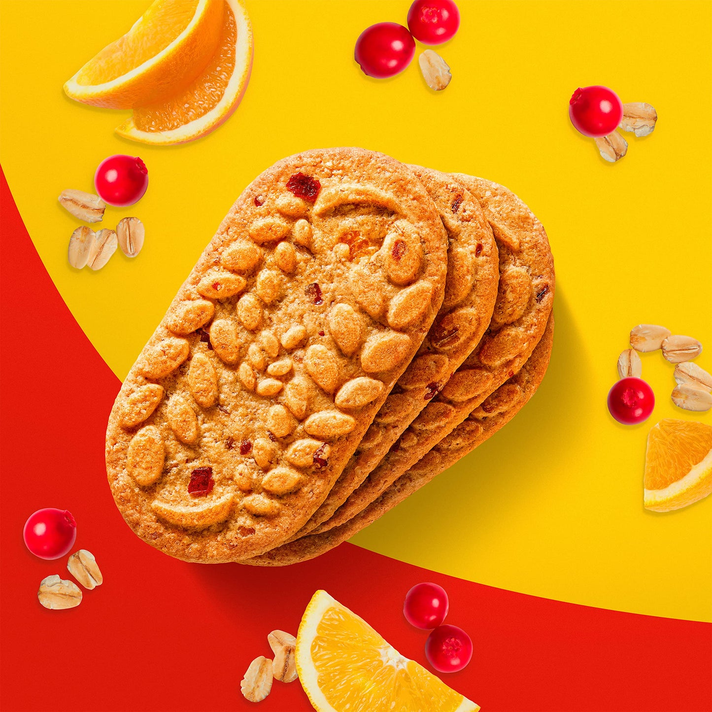 belVita Breakfast Bars Biscuits, Cranberry Orange, 30 Total Packs, 6 Boxes (4 Biscuits Per Pack)