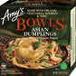 Amys Frozen Bowls, Asian Dumplings In a Savory Hoisin Sauce, Vegan, 8.5 oz.