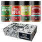 Fire & Smoke Society Burger & Fries Seasoning Variety Pack - BBQ Rubs for Grilling, 6 Ounce (Pack of 4)