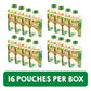 Happy Tot Organics Stage 4 Baby Food Pouches, Gluten Free, Vegan Snack, Fiber & Protein Fruit & Veggie Puree, Pears, Kiwi & Kale, 4 Ounce (Pack Of 16)