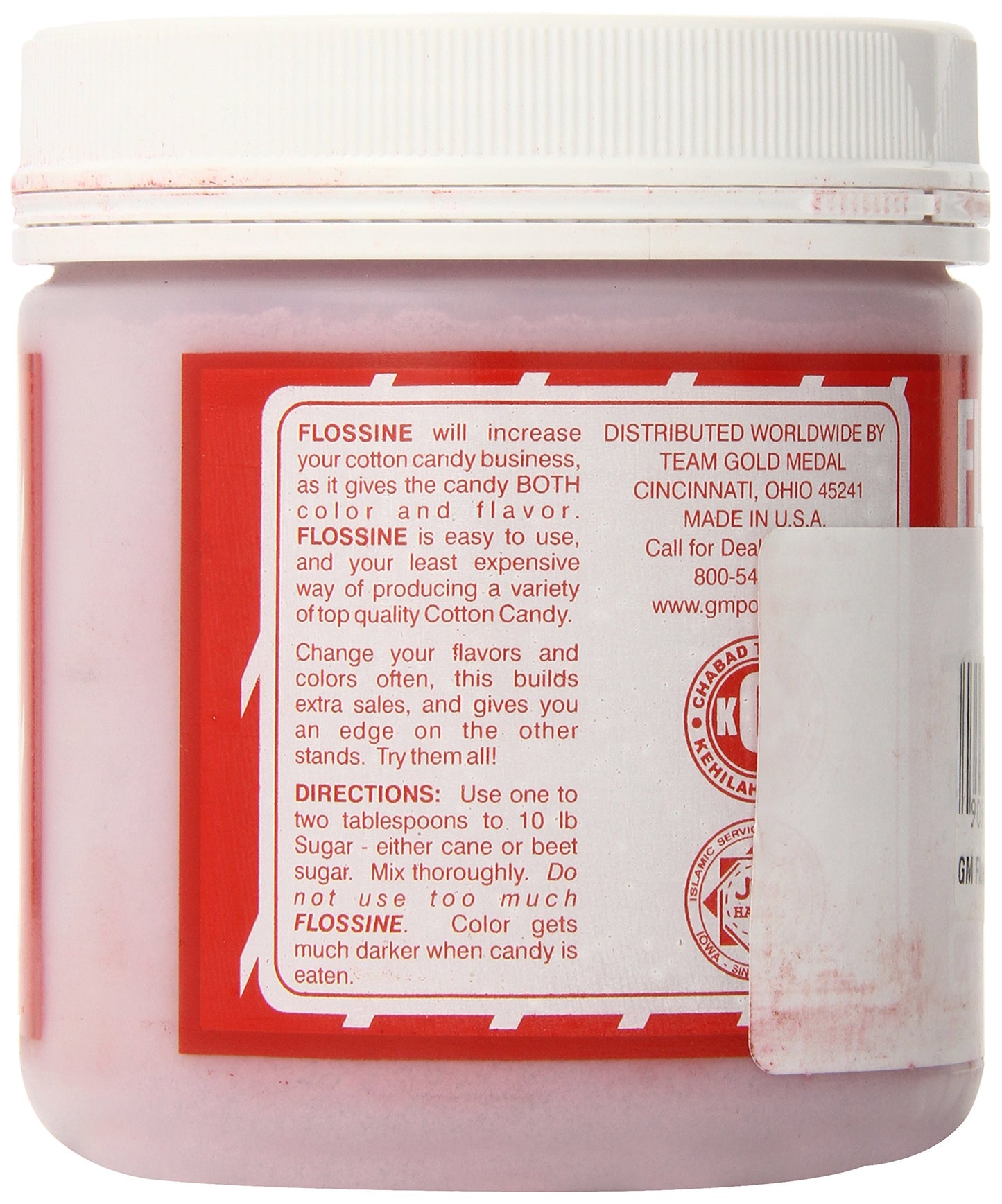 Gold Medal Flossine Can, Strawberry