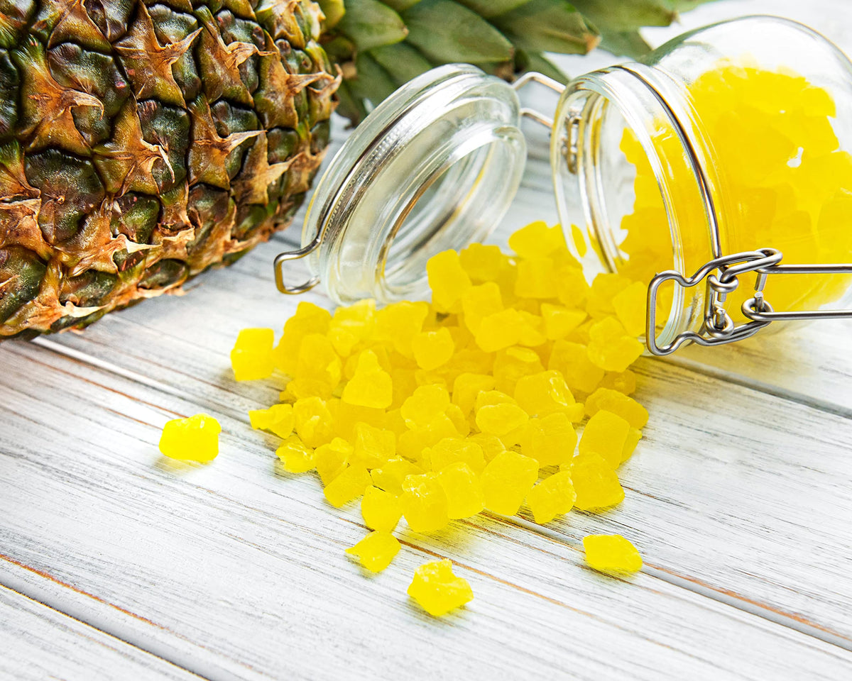 Food To Live Dried Diced Pineapple, 2 Pounds Raw, Vegan, Sweetened, Unsulfured, Bulk, Great For Culinary Use And Baking