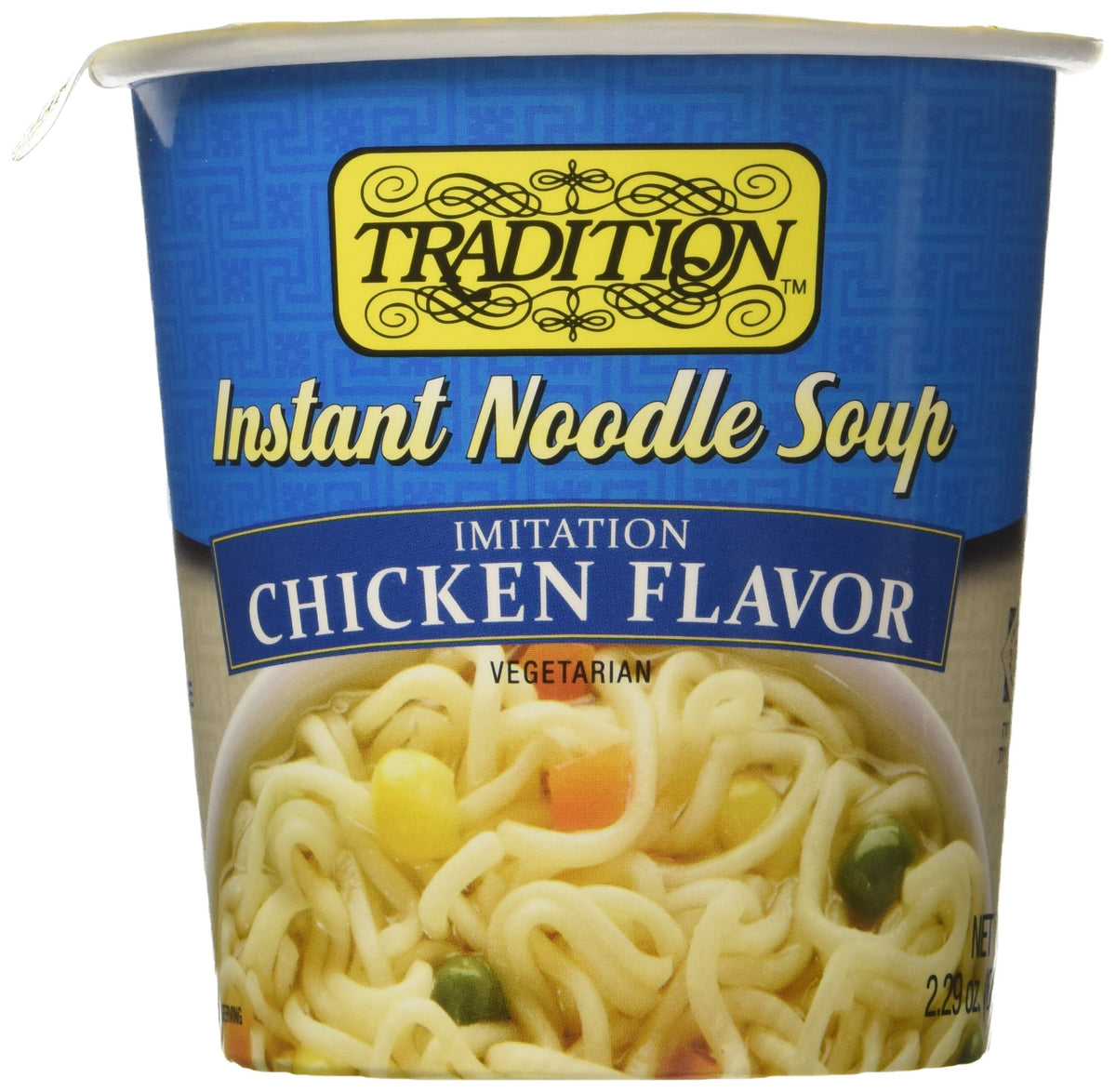 Tradition Imitation Chicken Flavor Instant Noodle Soup, 2.29 oz (Pack of 12)