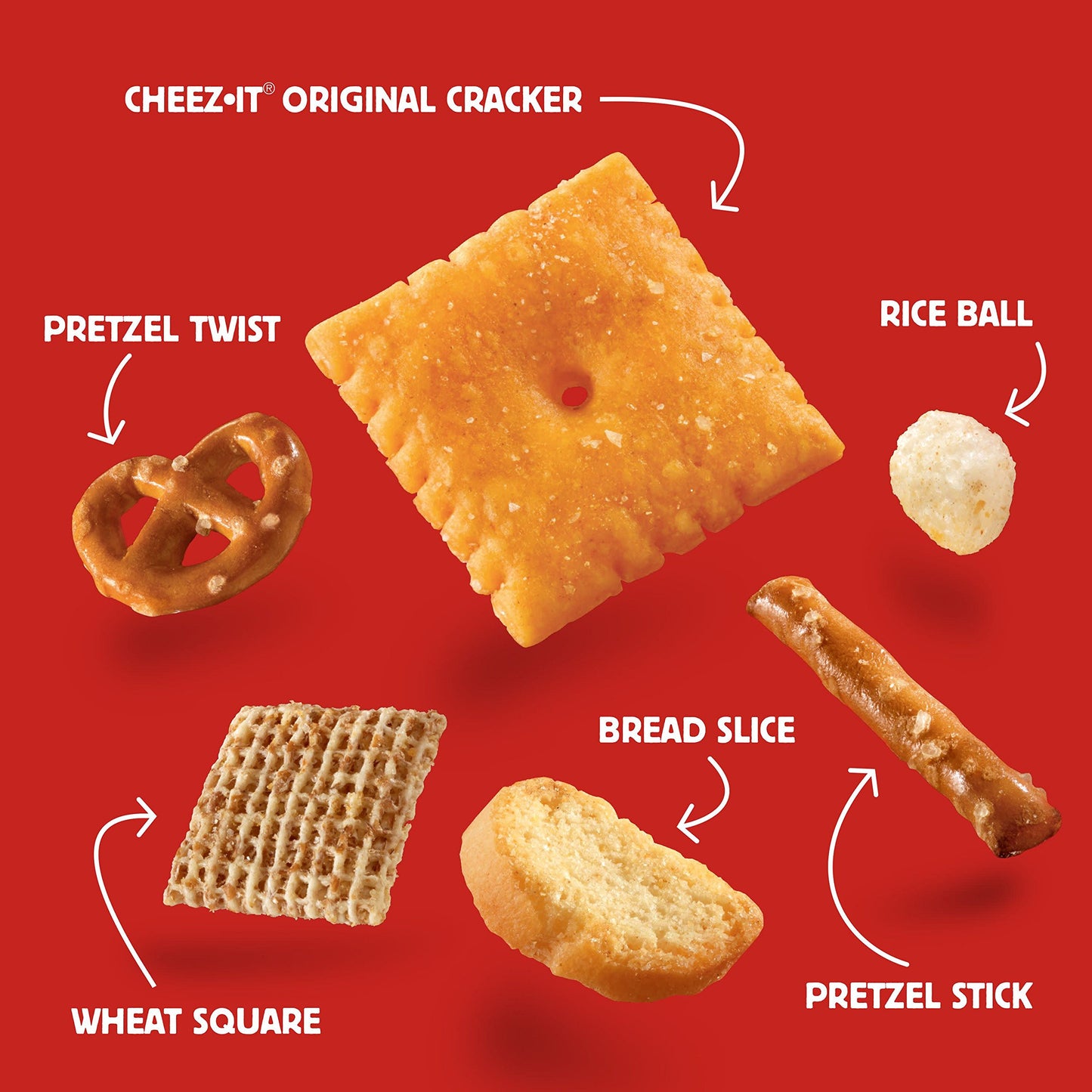 Cheez-It Baked Snack Mix, Classic, 10.5 Ounce (Pack of 3), Red, Model 2410051444