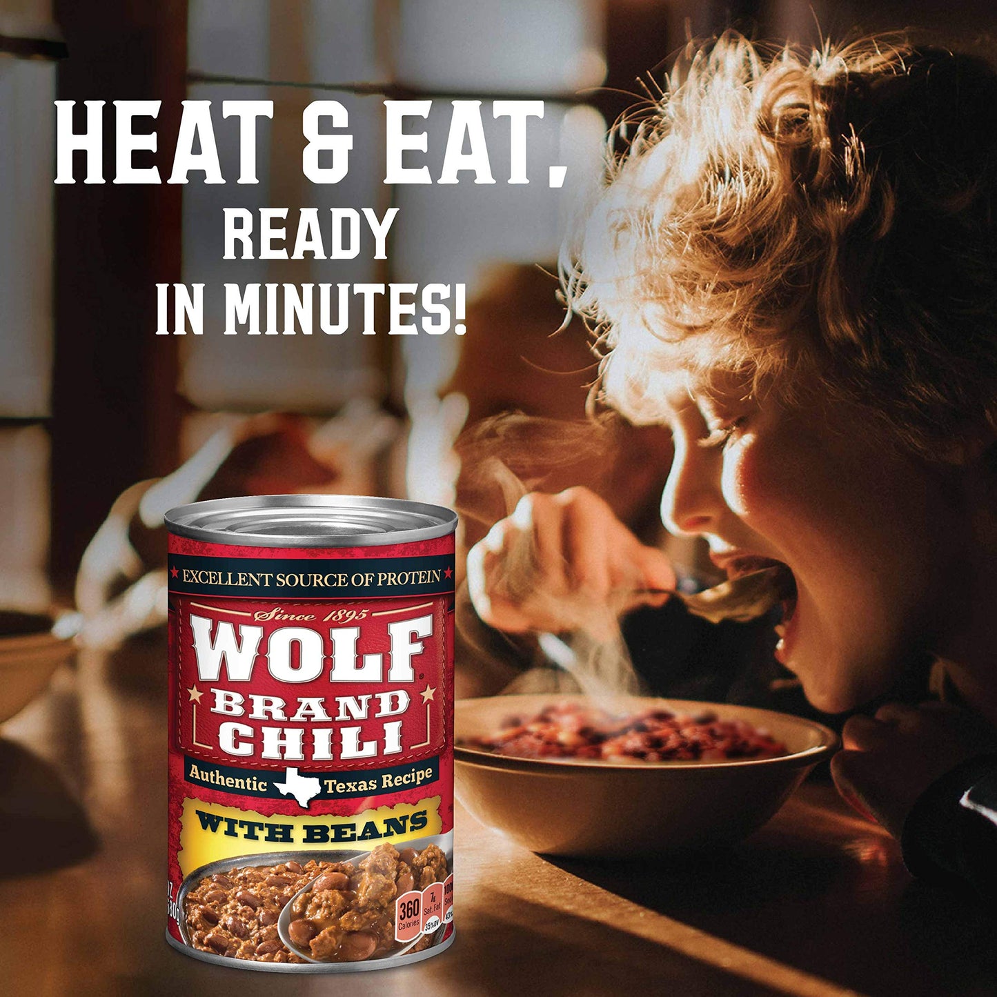 Wolf Brand Chili With Beans, 24 Oz.