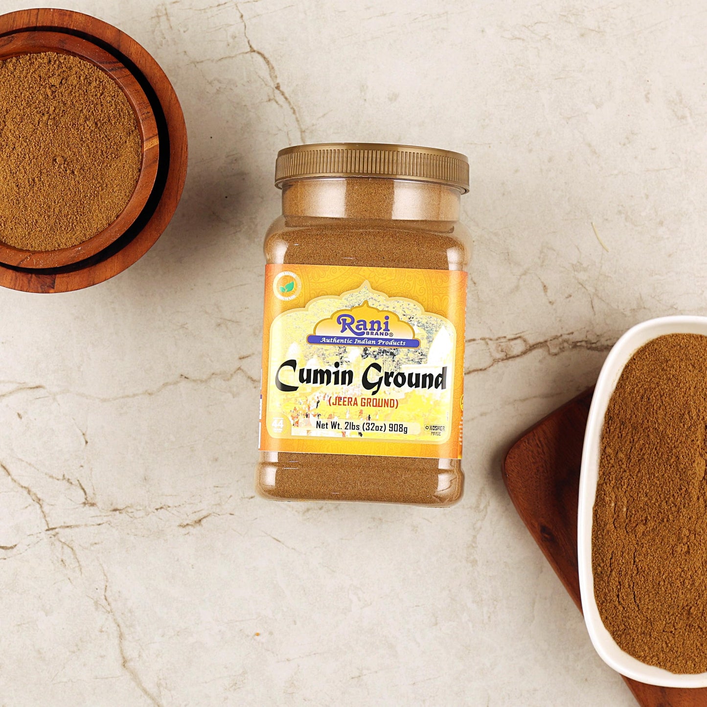 Rani Cumin (Jeera) Powder Spice 32Oz (2Lbs) 908G Pet Jar ~ All Natural | Vegan | Gluten Friendly | Non-Gmo | Kosher | Indian Origin