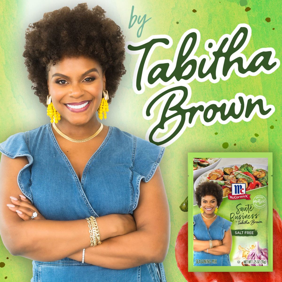 Mccormick Saut   Business Seasoning Mix By Tabitha Brown, 1.25 Oz