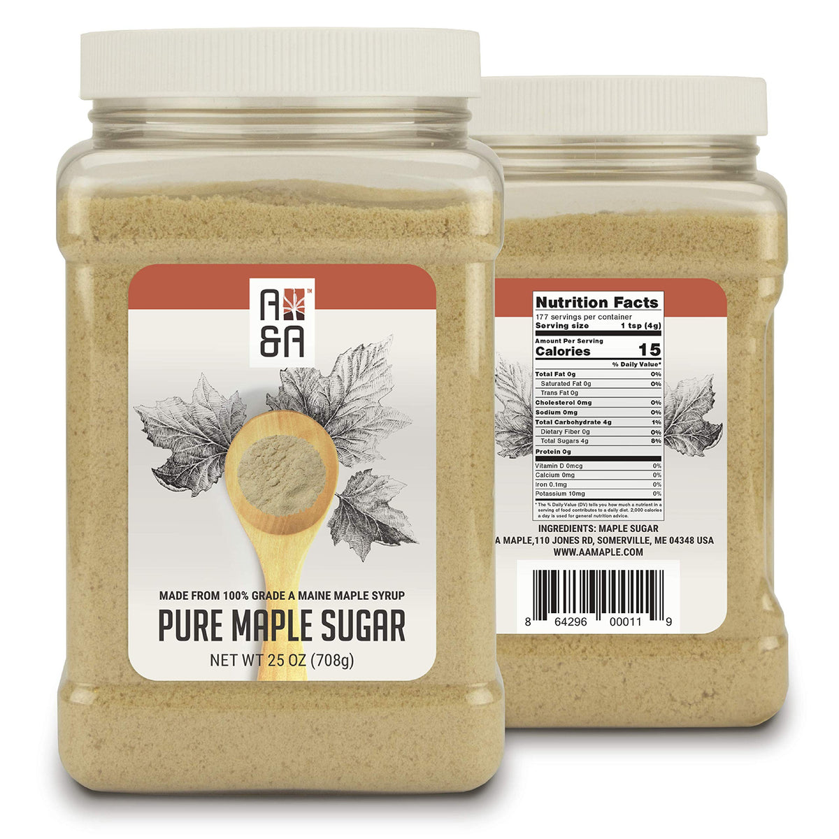 Pure Maple Sugar - 25 Oz - A&A Maple