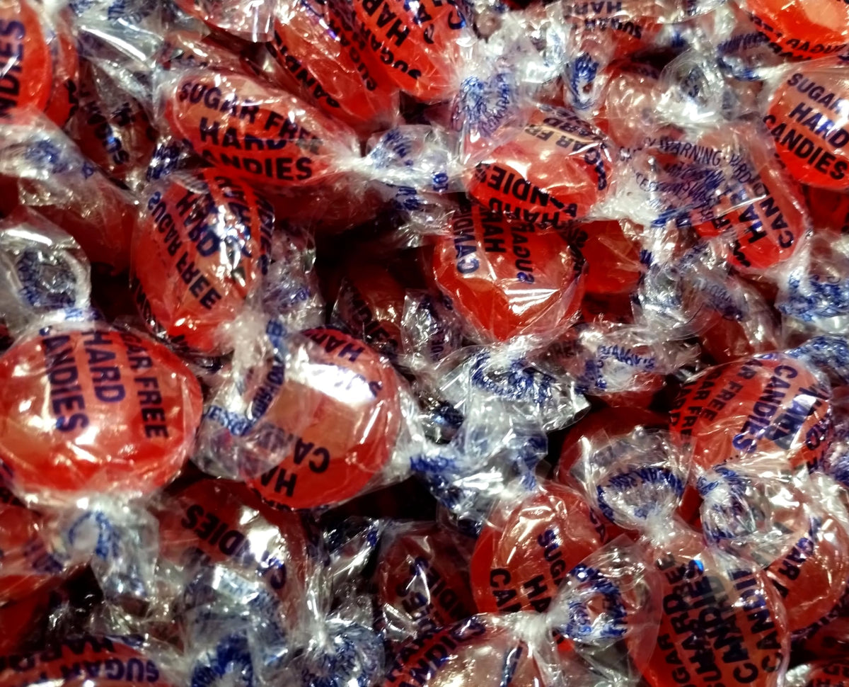 Sugar Free Cinnamon Hard Candy Buttons - 50 Pieces of Fresh Delicious Individually Wrapped Candy