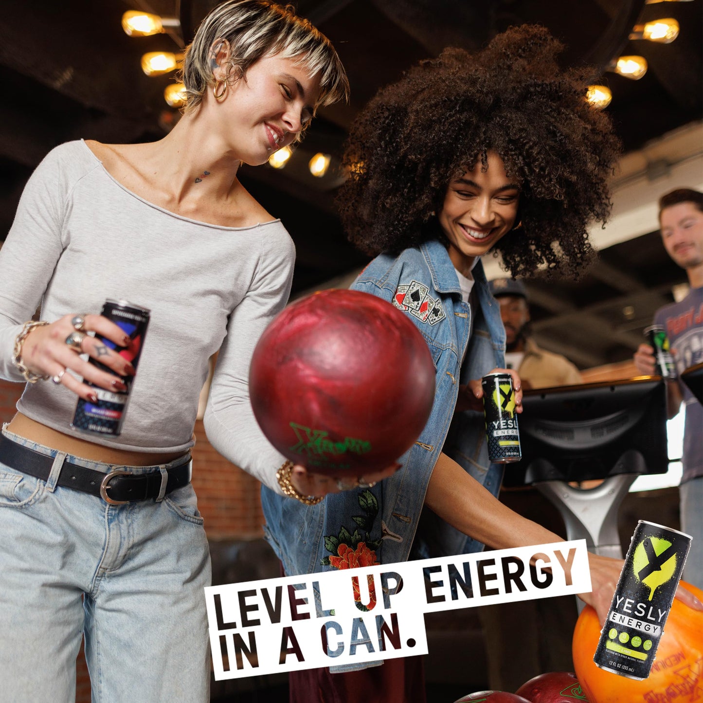 Yesly Energy Drink  Lime  Naturally Flavored Sparkling Energy Drink With Electrolytes  Magnesium  Potassium  Vitamin C  B6 & B12  Natural Caffeine From Green Tea  Zero Sugar  12 Fl Oz Cans  12 Pack