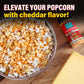 Zesty Cheddar Cheese Popcorn Seasoning - Wabash Valley Farms Cheddar Cheese Powder, Fat Free Cheese Popcorn Topping, Popcorn Fla
