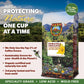 Java Planet Organic, Sumatra Single Origin Dark Roast, Smooth Full Flavored Organic Coffee Beans, Low Acid, Whole Bean Coffee 1L