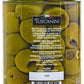 Tuscanini Premium Italian Castelvetrano Green Pitted Olives 10.9Oz | Mild & Smooth Flavor | Imported From Italy
