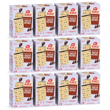 Katz Gluten Free Toaster Pastries. Chocolate Chip. Easy Breakfast Food Or Anytime Snacks For Adults & Kids. Sesame Free, Dairy Free, Nut Free, Peanut Free, Soy Free. Kosher Snacks 8 Oz (Pack Of 12)