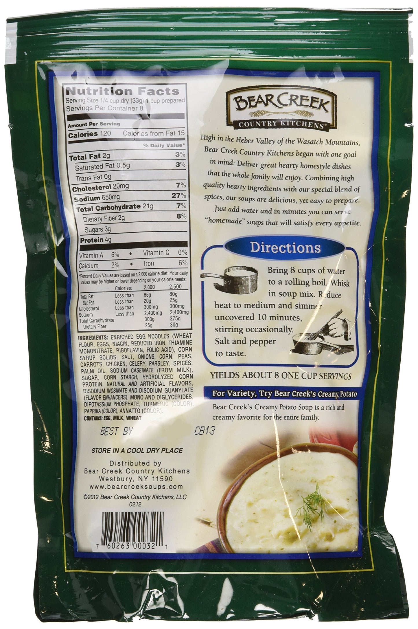 Bear Creek Country Kitchen Chicken Noodle Soup Mix (Pack Of 3)