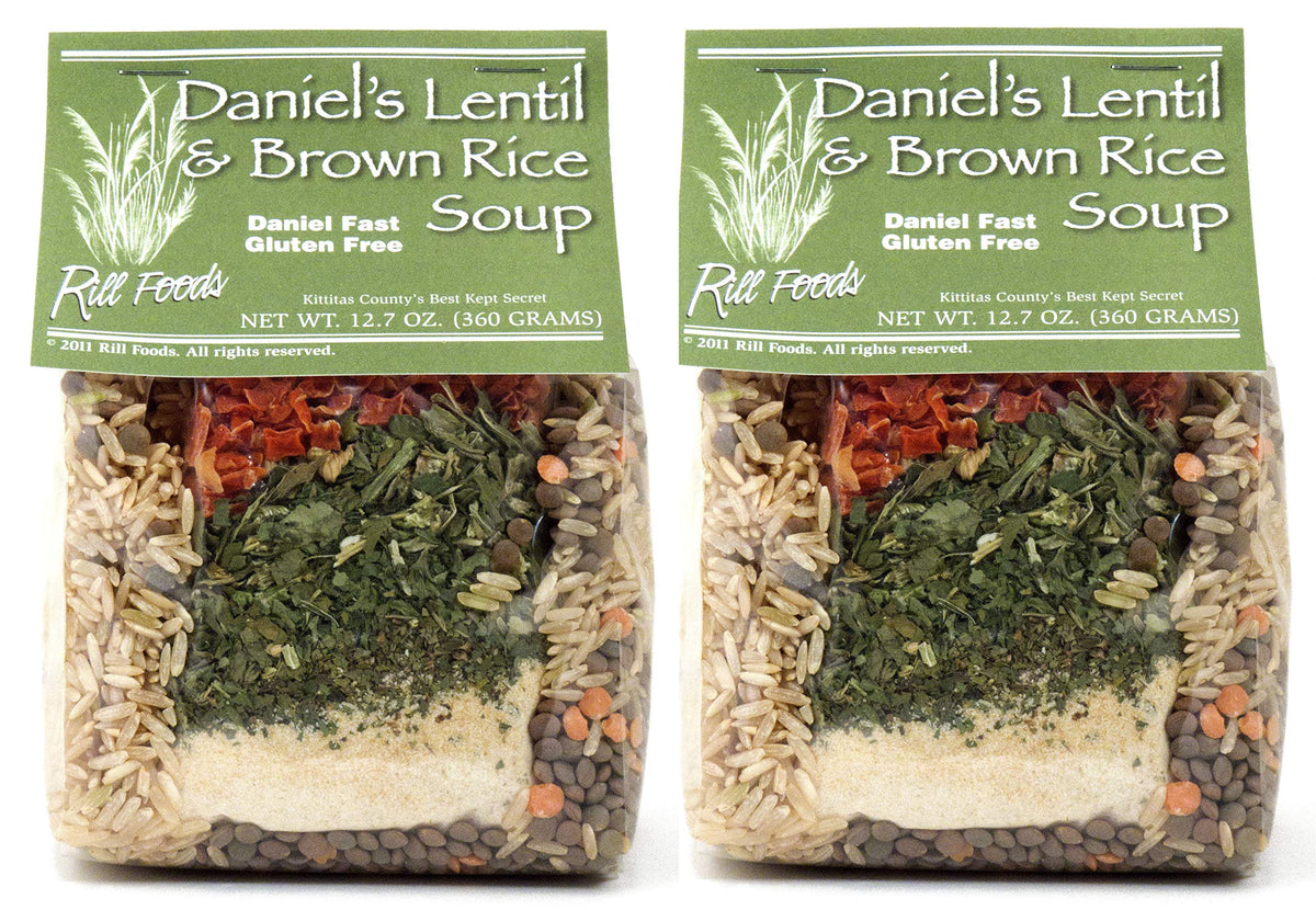 Rill Foods Lentil & Brown Rice Soup Mix, 12.7 oz, Pack of 2