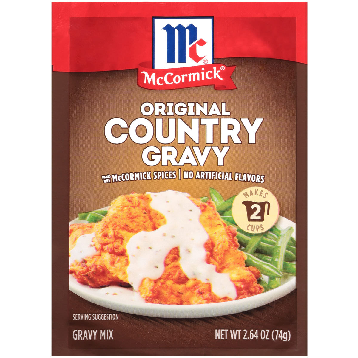 Mccormick Original Country Gravy Mix, 2.64 Oz (Pack Of 8)