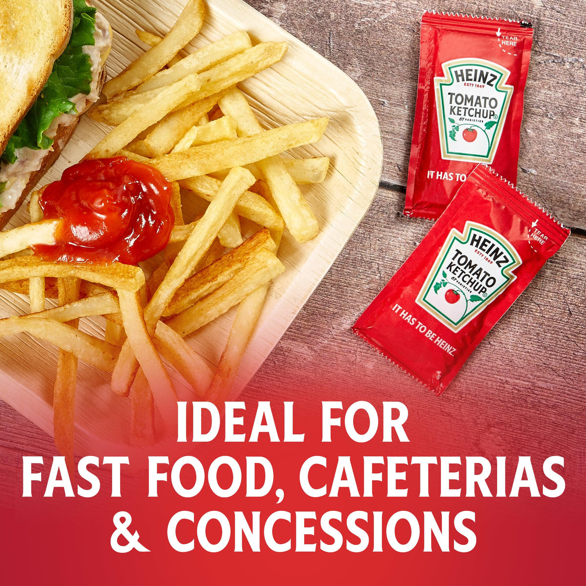 Heinz Ketchup Single Serve Packet (0.25 oz Packets, Pack of 1000)