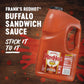 Franks RedHot Buffalo Sandwich Sauce - Thick Hot Sauce for Sandwiches and Burgers - 1 Gallon Jug