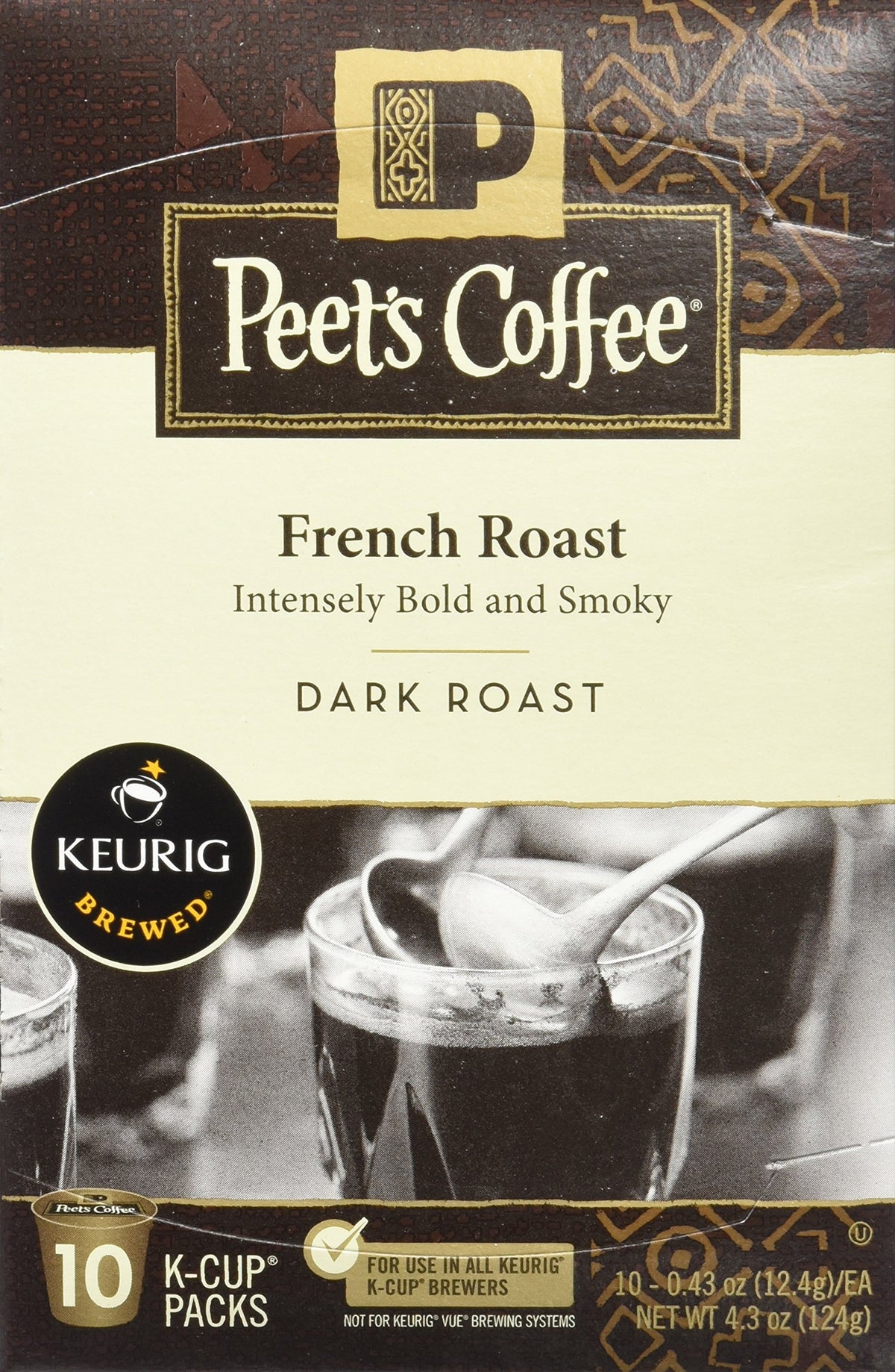Peet'S Coffee French Roast Single Cup Coffee For Keurig K-Cup